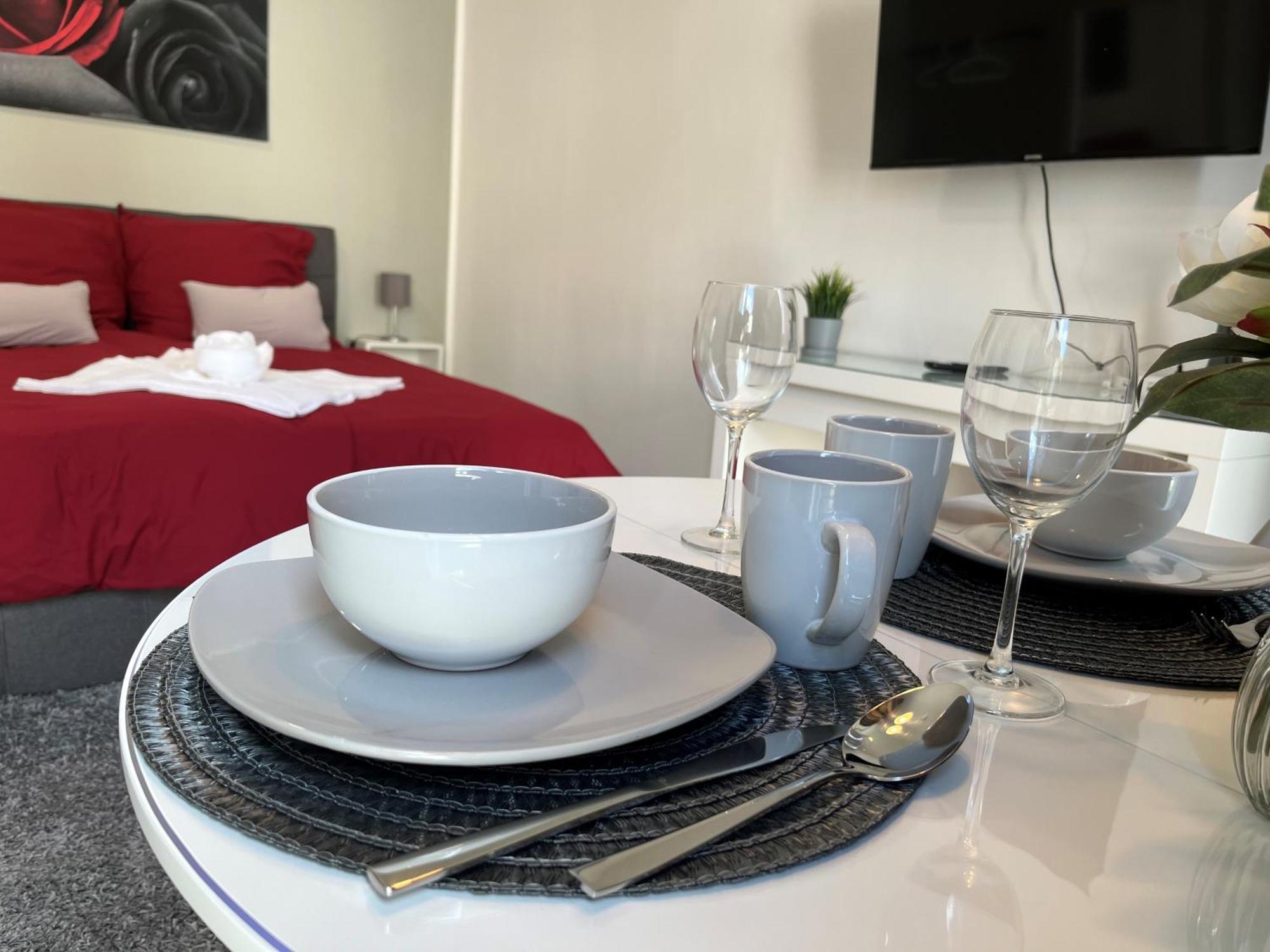 Studio Am Waldschloesschen Mit Kueche Und Netflix Dresden Luaran gambar